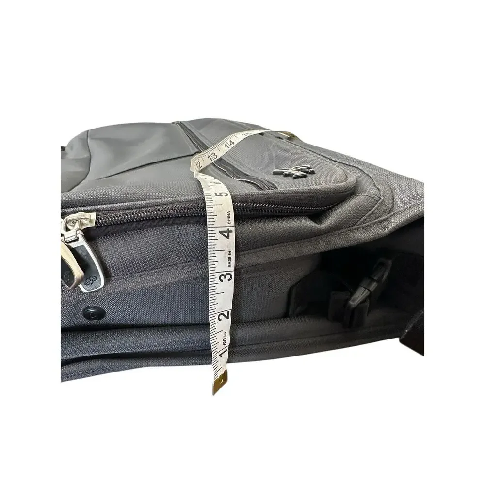 Skyway Gray Trifold Hanging Garment Bag Carry On Travel Luggage Case Organizer